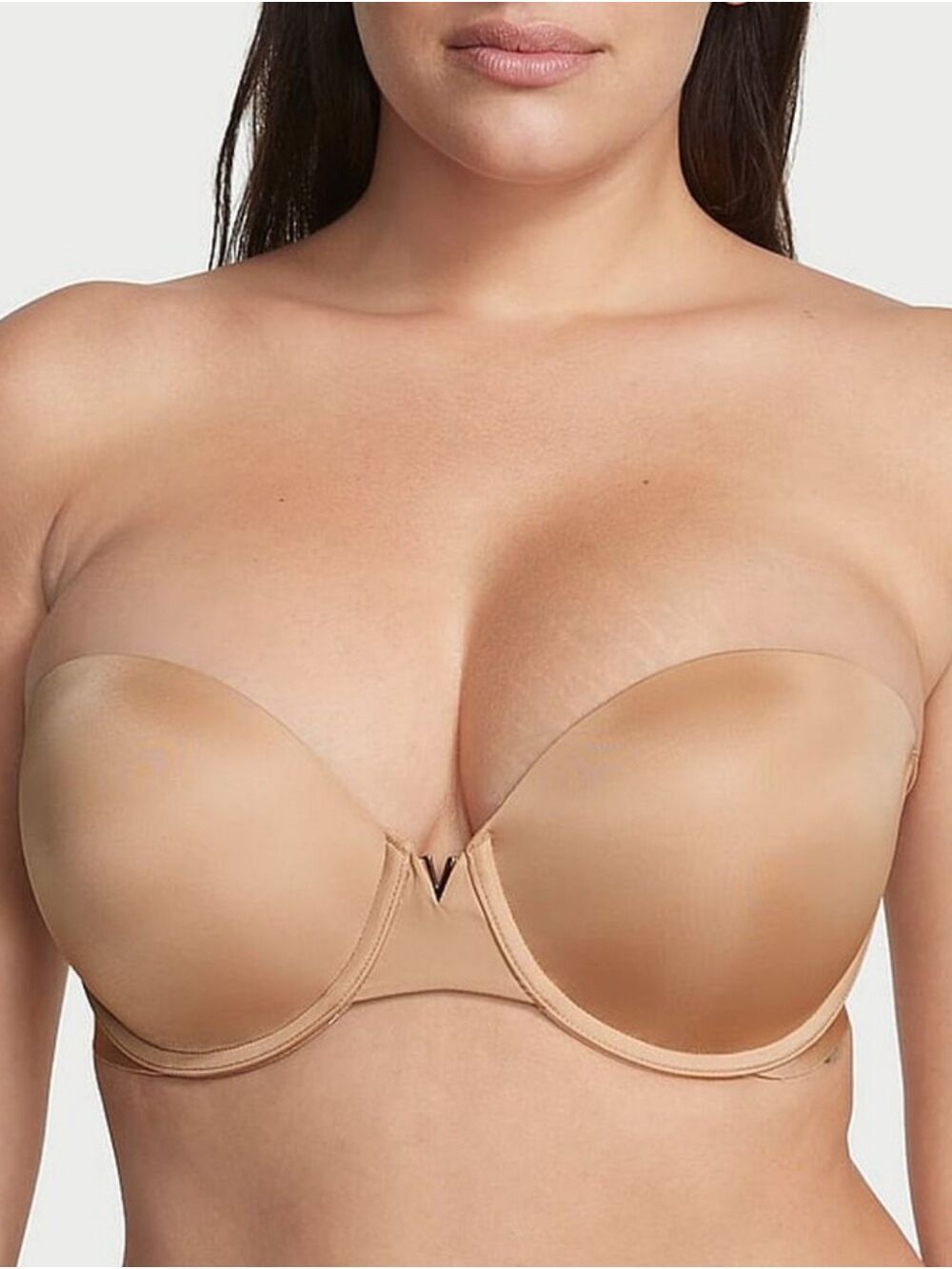 Victoria's Secret BareIllusions Smooth Uplift Strapless Bra Sz 44C NWT
